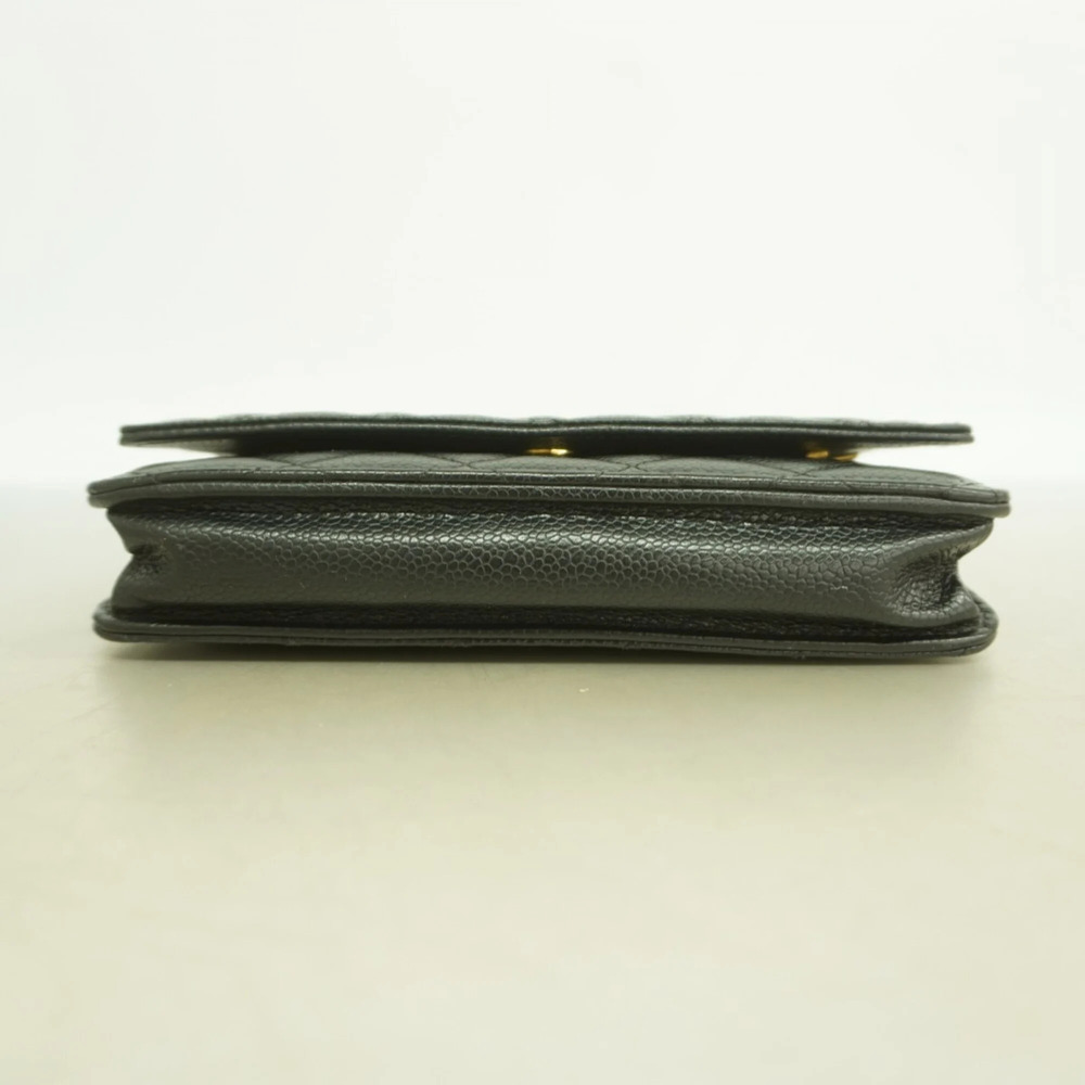 CHANEL Black Caviar Leather Wallet - Picture 3 of 9